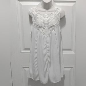 Leo Rosi White Lace Formal Dress/Shirt
